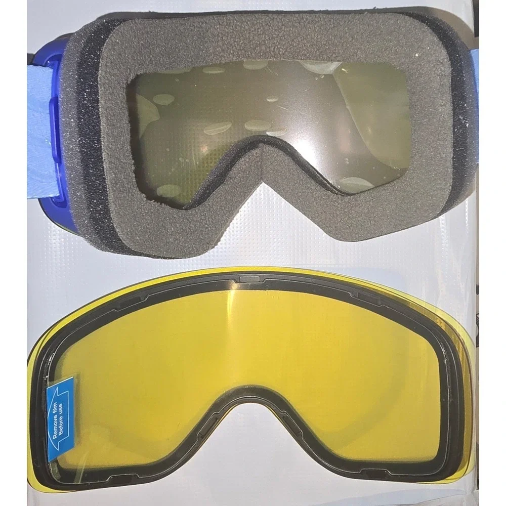 Goodr Snow G Goggles Apres All Day Blue Teal Wave Strap Rare Discontinued NWOB